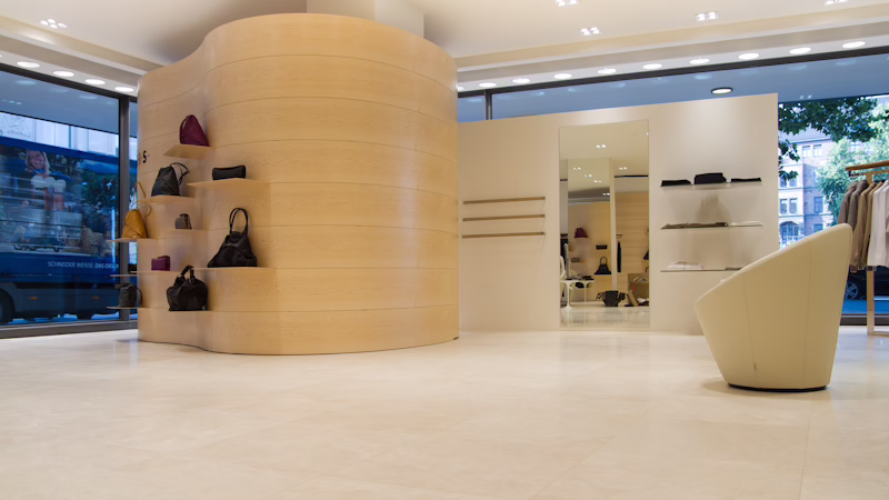 The final result - an elegant boutique